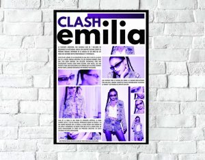 Poster Lámina Decorativa Emilia Mernes 21 Tamaño A3 30x42 Cm