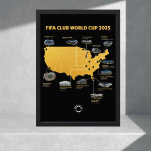 Cuadro Decorativo Mundial De Clubes 2025 01 - A3 30x40