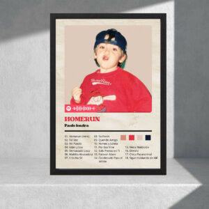 Cuadro Decorativo Musica - Paulo Londra 01 - A3 30x40 Cm