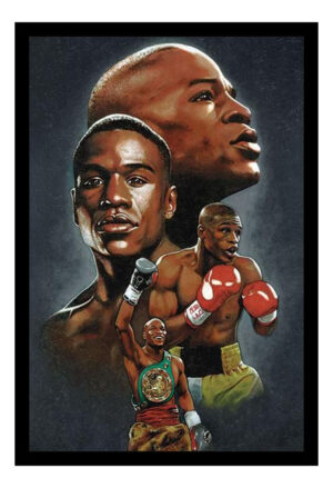 Cuadro Decorativo Boxeo - Floyd Mayweather 05 - A3 30x40