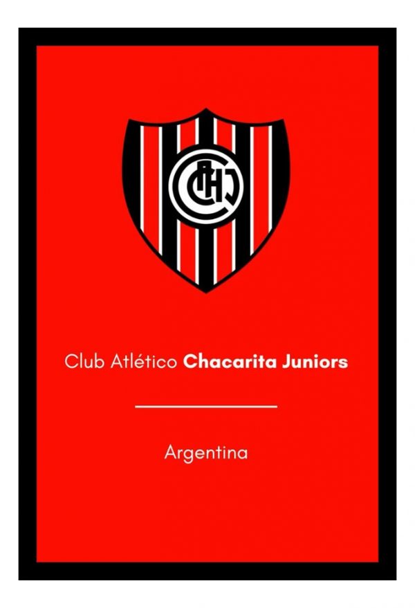 Cuadro Decorativo Futbol - Chacarita 01 - A3 30x40