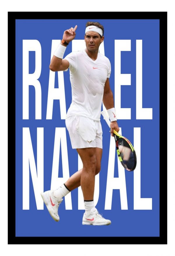 Cuadro Decorativo Tenis - Nadal 09 - A3 30x40 Cm