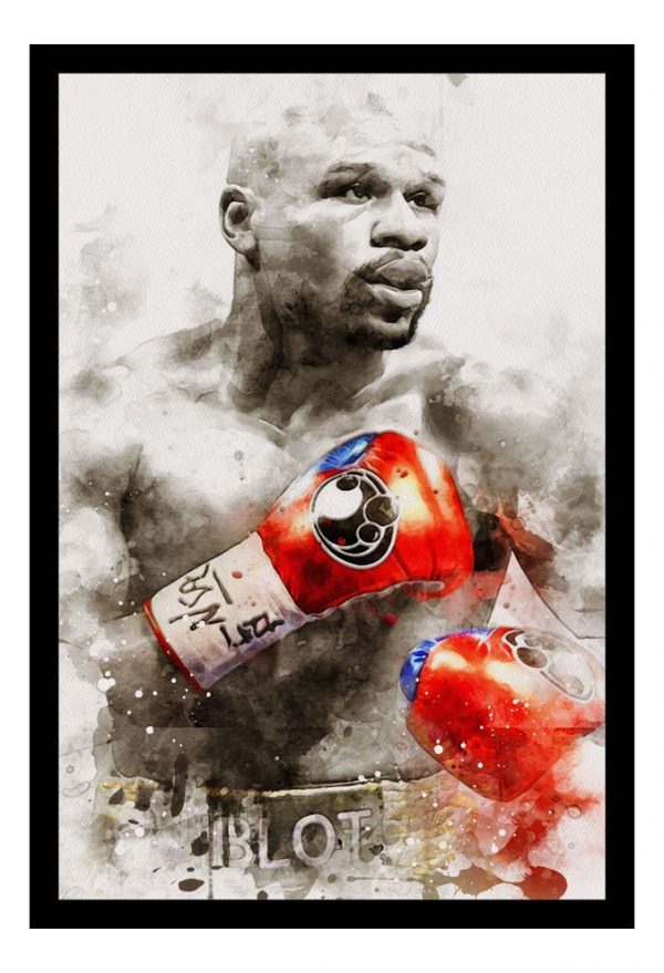 Cuadro Decorativo Boxeo - Floyd Mayweather 08 - A3 30x40