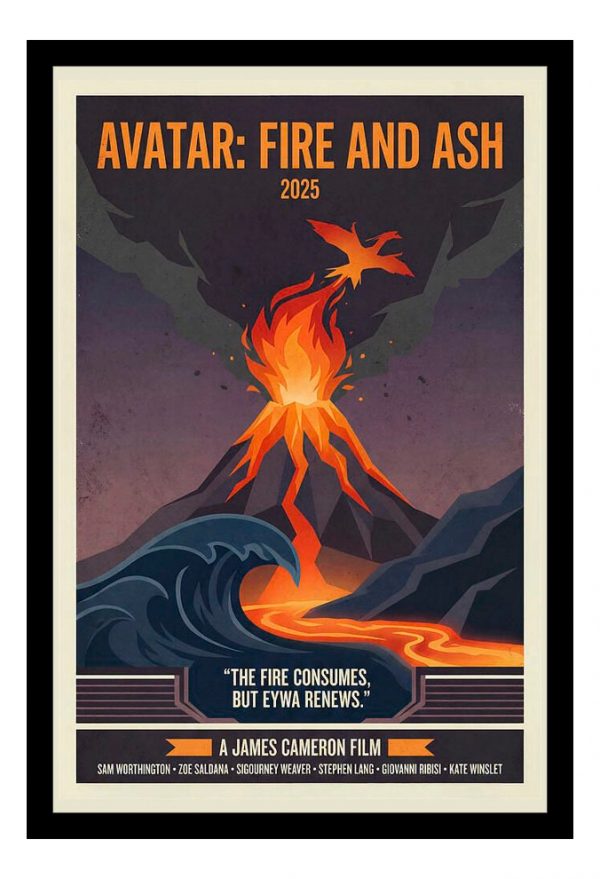 Cuadro Decorativo Avatar - Fuego Y Cenizas 03 - A3 30x40