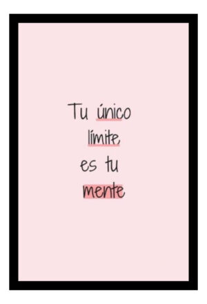 Cuadro Decorativo Motivacional 07 - A3 30x40 Cm