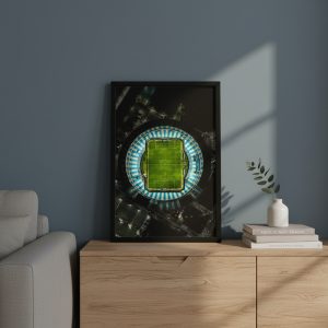 Cuadro Decorativo Futbol - Racing Club 05 - A3 30x40 Cm