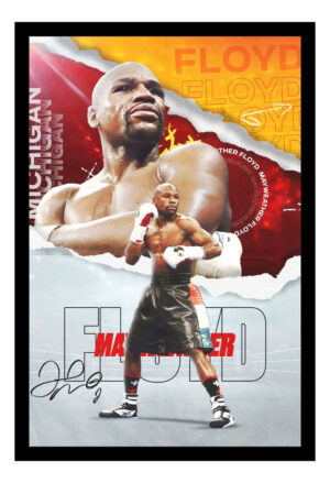 Cuadro Decorativo Boxeo - Floyd Mayweather 09 - A3 30x40