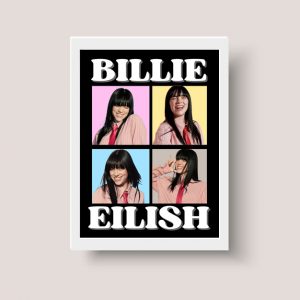 Cuadro Billie Eilish Modelo 06 - A3 30x40 Cm