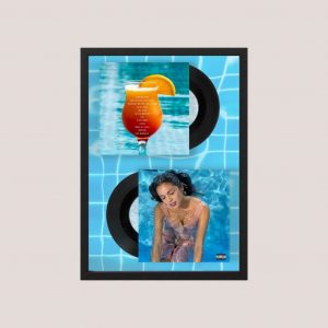 Cuadro Olivia Rodrigo Cd Concept 08 - Tamaño A3 30x40 Cm