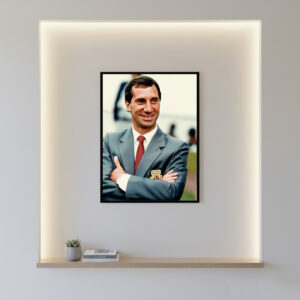 Cuadro Decorativo Futbol - Carlos Bilardo 03 - A3 30x40 Cm