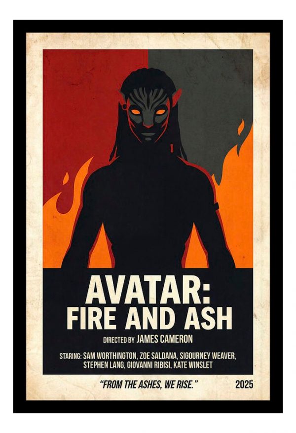 Cuadro Decorativo Avatar - Fuego Y Cenizas 05 - A3 30x40