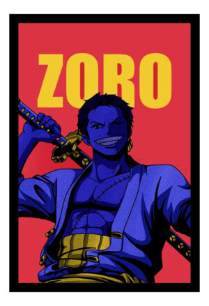 Cuadro Decorativo Anime - One Piece 03 - A3 30x40 Cm