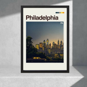 Cuadro Decorativo Paisajes - Usa, Philadelphia - A3 30x40