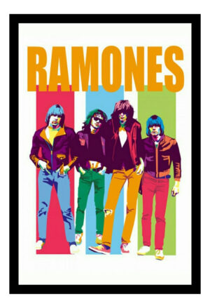Cuadro Decorativo Música - Ramones 07 - A3 30x40