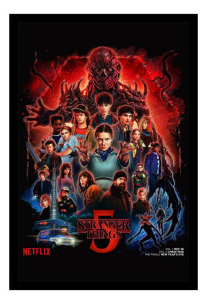 Cuadro Decorativo Series - Stranger Things 5 23 - A3 30x40