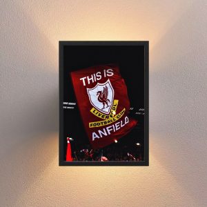 Cuadro Decorativo Liverpool Fc 06 - Tamaño A3 30x40 Cm