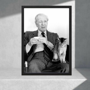 Cuadro Decorativo Literatura - Borges 02 - A3 30x40