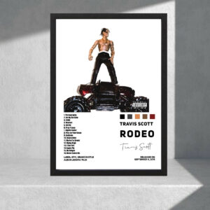 Cuadro Decorativo - Travis Scott, Rodeo - A3 30x40