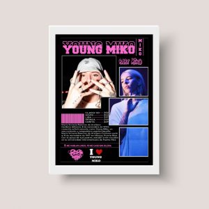 Cuadro Poster Young Miko 02 - Tamaño A3 30x40 Cm