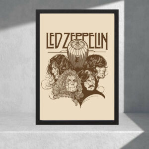 Cuadro Decorativo Musica - Led Zeppelin 11 - A3 30x40