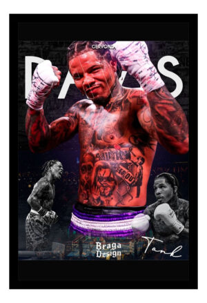 Cuadro Decorativo Boxeo - Gervonta Davis 05 - A3 30x40
