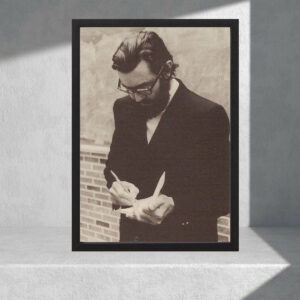 Cuadro Decorativo Literatura - Julio Cortazar 01 - A3 30x40