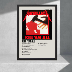 Cuadro Decorativo Musica - Metallica 03 - A3 30x40