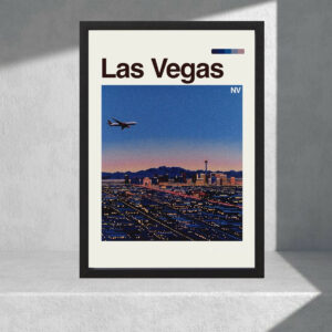 Cuadro Decorativo Paisajes - Usa, Las Vegas - A3 30x40