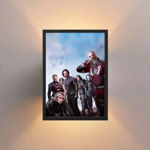 Cuadro Decorativo Marvel Thunderbolts 08, Tamaño A3 30x40 Cm