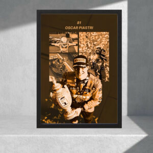 Cuadro Decorativo F1 - Oscar Piastri 01 - A3 30x40 Cm