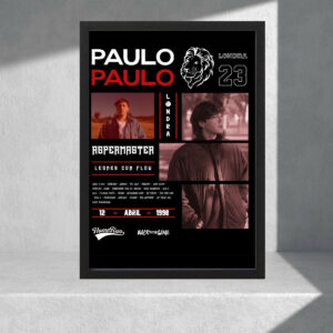 Cuadro Decorativo Musica - Paulo Londra 03 - A3 30x40 Cm