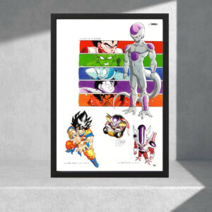 Cuadro Decorativo Dragon Ball Z - Freezer 01 - A3 30x40 Cm