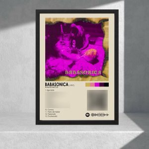 Cuadro Musical Con Qr - Babasonicos, Babasonica - A3 30x40