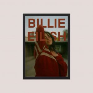 Cuadro Billie Eilish Modelo 07 - A4 20x30 Cm