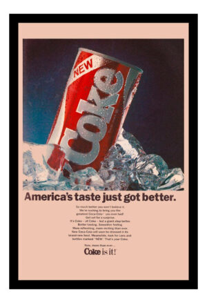 Cuadro Decorativo Bares - Coca Cola 07 - A3 30x40