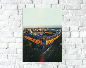 Poster Lámina Decorativa Boca Juniors Mod 28, A3 30x42 Cm