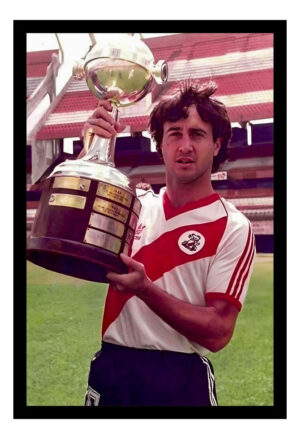 Cuadro Decorativo River Plate - Beto Alonso 09 - A3 30x40