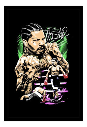 Cuadro Decorativo Boxeo - Gervonta Davis 06 - A3 30x40