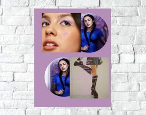 Poster Decorativo Olivia Rodrigo Cd Concept 11 - A3 30x40 Cm