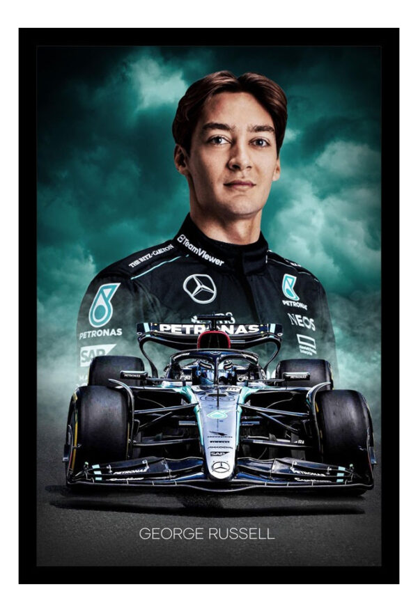 Cuadro Decorativo F1 - George Rusell 10 - A3 30x40 Cm