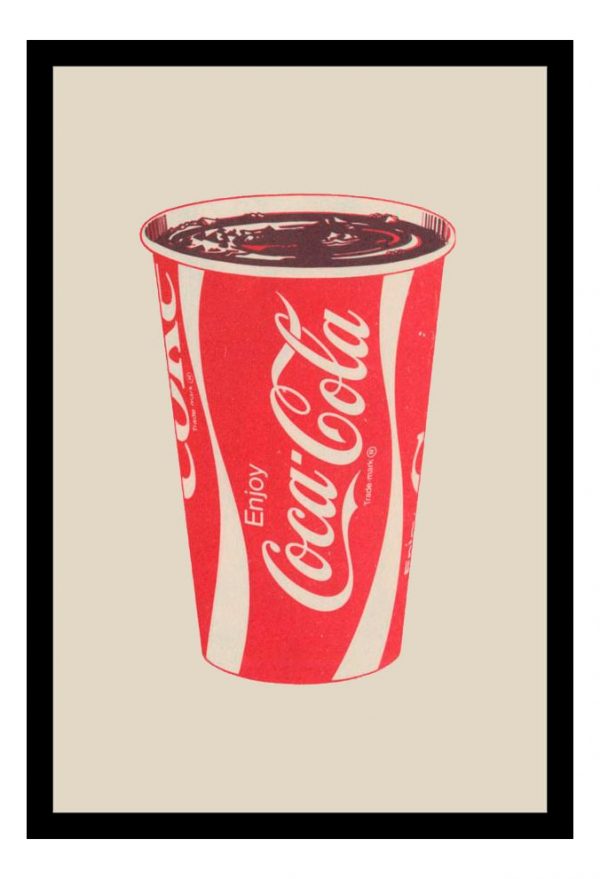 Cuadro Decorativo Bares - Coca Cola 04 - A3 30x40