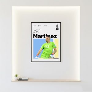 Cuadro Decorativo Futbol - Dibu Martinez 08 - A3 30x40 Cm