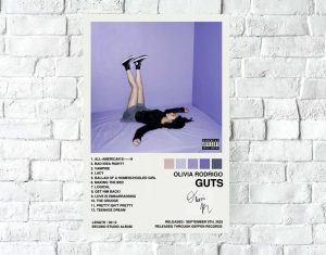 Poster Lámina Decorativa Olivia Rodrigo 04 Tamaño A3 30x42cm