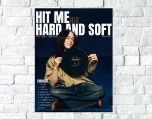 Poster Lámina Decorativa Billie Eilish 05 Tamaño A3 30x42 Cm