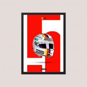 Cuadro Decorativo Sebastian Vettel 03 - Tamaño A3 30x40 Cm