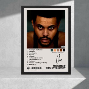 Cuadro Decorativo The Weeknd, Hurry Up Tomorrow - A3 30x40