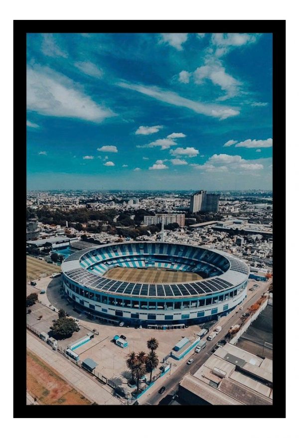 Cuadro Decorativo Futbol - Racing Club 02 - A3 30x40 Cm