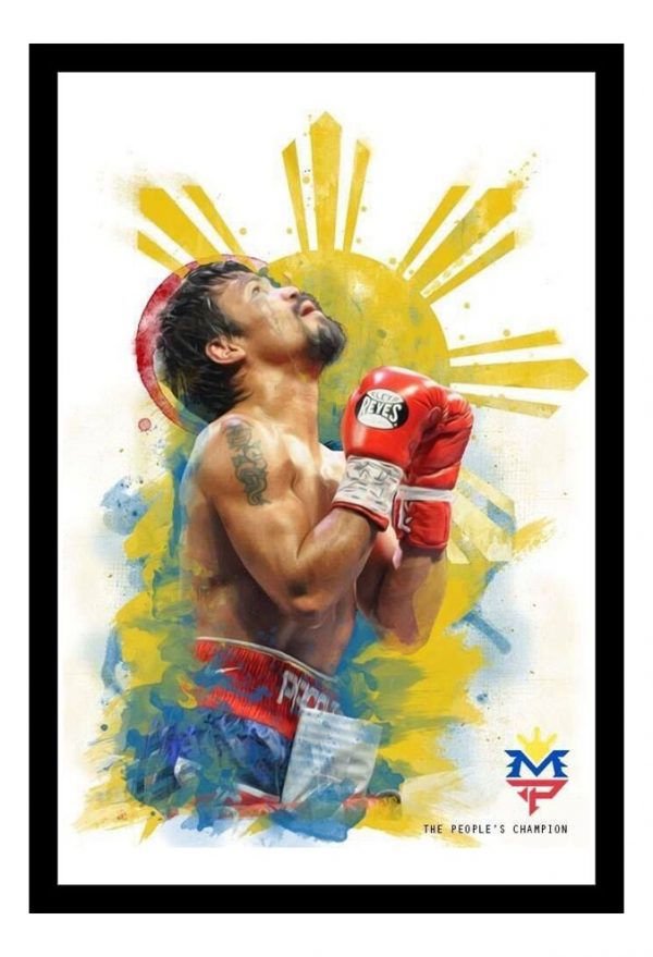 Cuadro Decorativo Boxeo - Manny Pacquiao 01 - A3 30x40