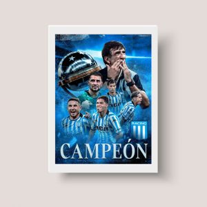 Cuadro Racing Campeón Sudamericana 2024 Modelo 03 - A3 30x40