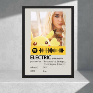 Cuadro Decorativo Katy Perry, Electric - A3 30x40 Cm